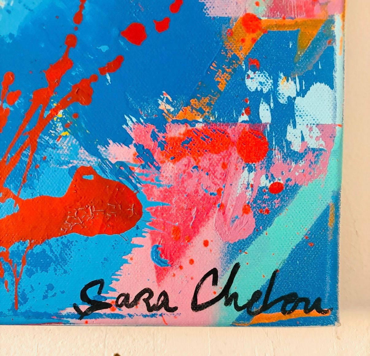 Tableau de SARA CHELOU a pour titre  Vince style street pop art dim : SARA CHELOUprix:890
