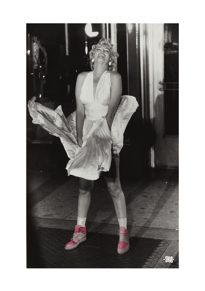 Editions d'art de SHUZ a pour titre  Barbie Marylin style figuratif dim : SHUZprix:40